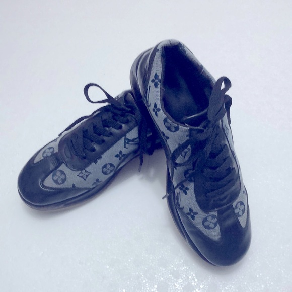 Louis Vuitton Shoes - Louis Vuitton Denim Leather Sneakers
